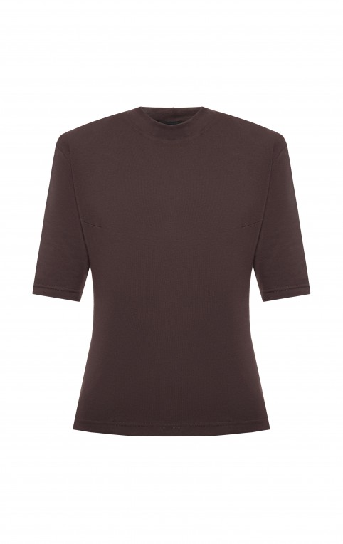 T-shirt with shoulders Milk